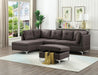 Chaenomeles Sectional With Ottoman - Gate Furniture