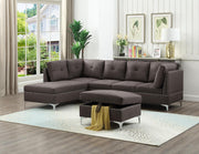 Chaenomeles Sectional With Ottoman - Gate FurnitureSectional