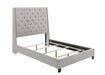 Chantilly Khaki Upholstered Queen Bed - Gate Furniture
