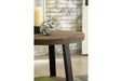 Chanzen Brown/Black End Table - T282-6 - Gate Furniture