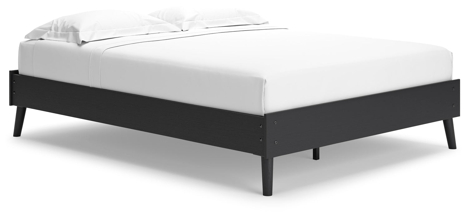 Charlang Queen Platform Bed — Gate Furniture