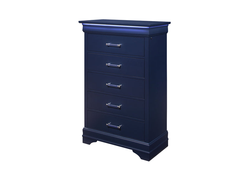 Charlie Blue Chest With Led - Gate FurnitureChest