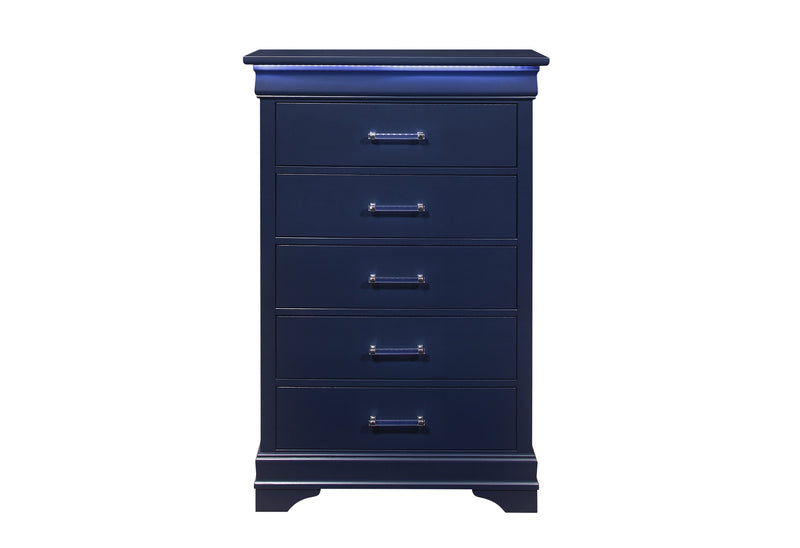 Charlie Blue Chest With Led - Gate FurnitureChest