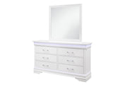 Charlie White Dresser With Led - Gate FurnitureDresser