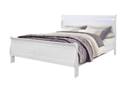 Charlie White King Bed With Led - Gate FurnitureKing Bed