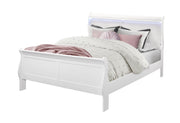 Charlie White Queen Bed Group With Led - Gate FurnitureBedroom Set
