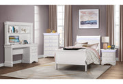 Charlie White Twin Bed - Gate FurnitureTwin Bed