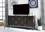 Chasinfield Dark Brown 72" TV Stand - Gate FurnitureTV Stand