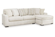Chessington Ivory 2 - Piece RAF Chaise Sectional - Gate FurnitureSectional