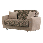 Chestnut 61 in. Convertible Sleeper Loveseat in Brown with Storage - Gate FurnitureLoveseat