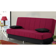 Chicago 75 in. Convertible Sleeper Sofa in Red with Storage - Gate FurnitureSleeper Sofa