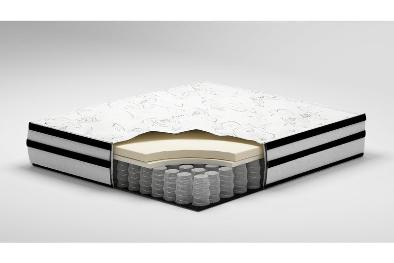 Chime 10 Inch Hybrid White King Mattress in a Box - Gate FurnitureKing Mattress