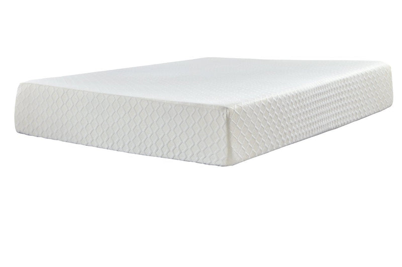 Chime 12 Inch Memory Foam White Queen Mattress in a Box - Gate FurnitureQueen Mattress