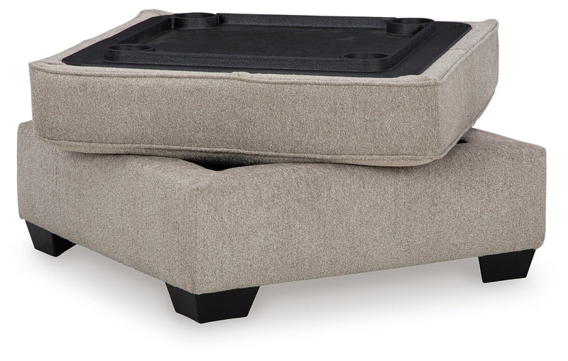 Claireah Ottoman With Storage - Gate FurnitureOttoman