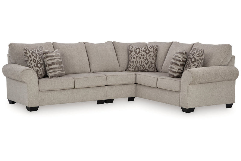 Claireah Umber 3 - Piece RAF Sectional - Gate FurnitureSectional