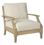 Clare View Beige Lounge Chair with Cushion - Gate FurnitureLounge Chair