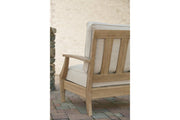 Clare View Beige Lounge Chair with Cushion - Gate FurnitureLounge Chair
