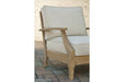 Clare View Beige Lounge Chair with Cushion - P801-820 - Gate Furniture