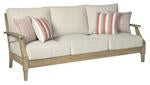 Clare View Beige Sofa with Cushion - P801-838 - Gate Furniture
