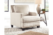 Claredon Linen Chair - Gate FurnitureAccent Chair
