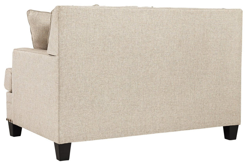 Claredon Linen Loveseat - Gate FurnitureLoveseat