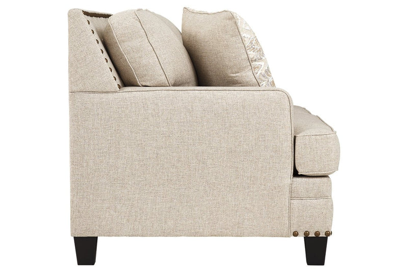 Claredon Linen Loveseat - Gate FurnitureLoveseat
