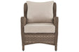 Clear Ridge Light Brown Lounge Chair with Cushion (Set of 2) - P361-820 - Gate Furniture