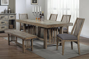 Codie Weathered Brown Dining Set - Gate FurnitureDining Room Set