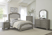 Colchester Gray Upholstered Panel Bedroom Set - Gate FurnitureBedroom Set