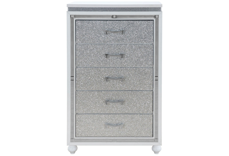 Collete White Chest - COLLETE-WHITE-CH - Gate Furniture