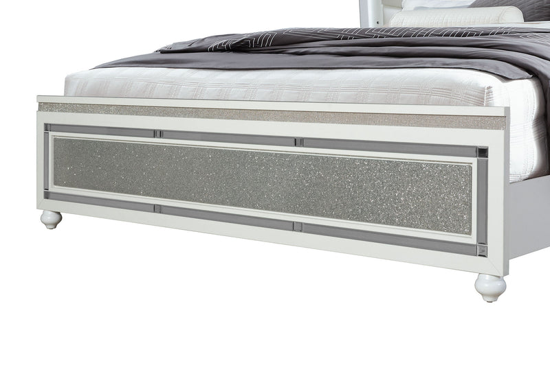 Collete White Full Bed Group - COLLETE-WHITE-FBG - Gate Furniture