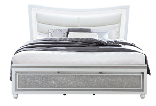 Collete White King Bed - COLLETE-WHITE-KB - Gate Furniture