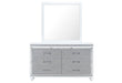 Collete White Mirror - COLLETE-WHITE-MR - Gate Furniture