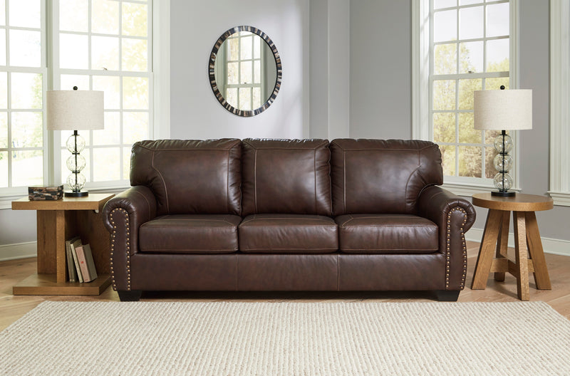 Colleton Dark Brown Leather Living Room Set - Gate FurnitureLiving Room Set