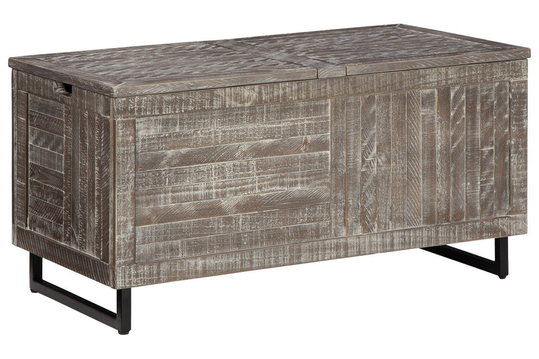 Coltport Distressed Gray Storage Trunk - A4000338 - Gate Furniture