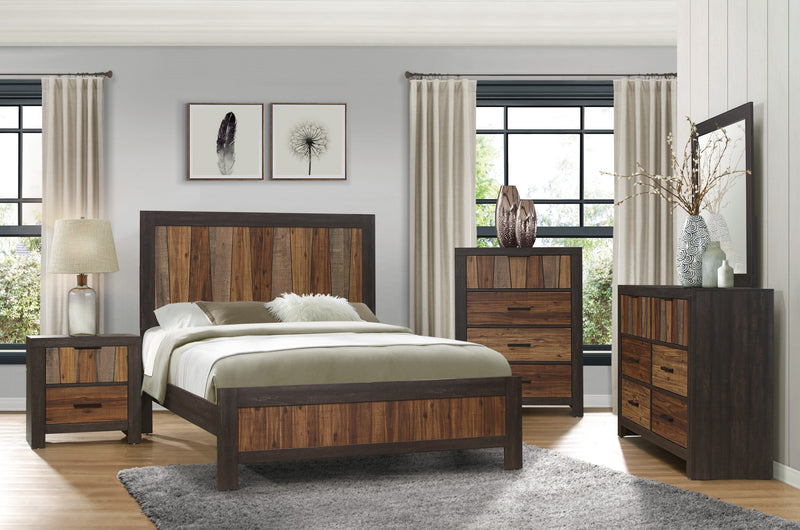Cooper Wire Brushed Panel Bedroom Set - Gate FurnitureBedroom Set