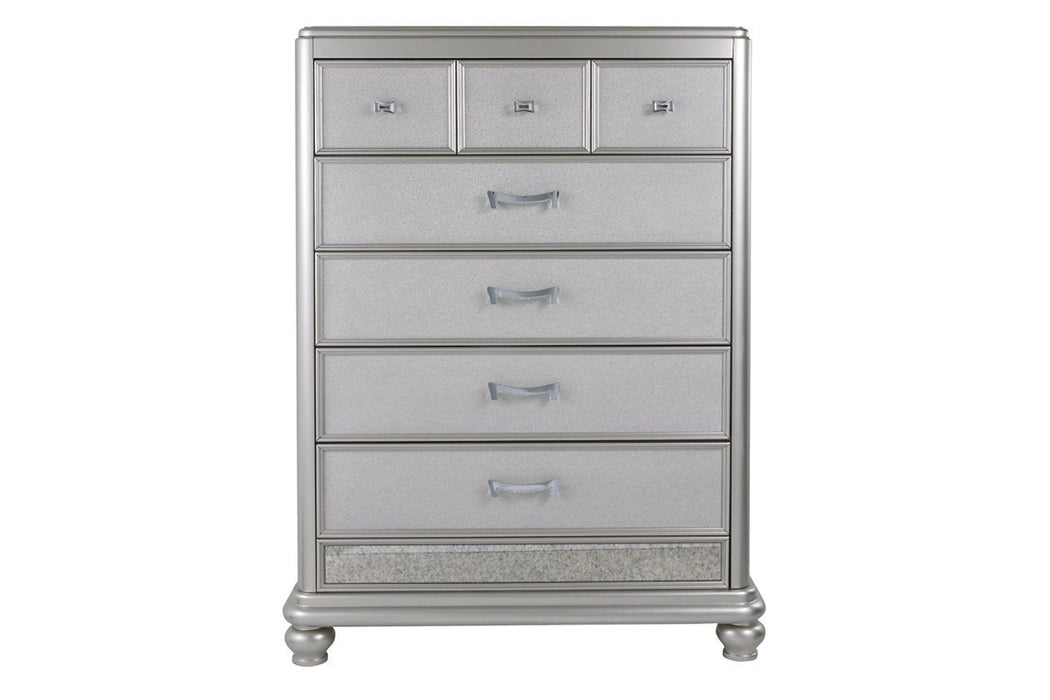 Coralayne Silver Chest of Drawers - B650-46 - Gate Furniture