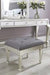Coralayne Silver Stool - B650-01 - Gate Furniture