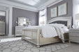 Coralayne Silver Upholstered King Panel Bed - Gate Furniture