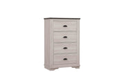 Coralee Chalk/Gray Sleigh Bedroom Set - Gate FurnitureBedroom Set