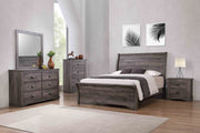 Coralee Gray Sleigh Bedroom Set - Gate FurnitureBedroom Set