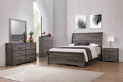 Coralee Gray Sleigh Bedroom Set - Gate FurnitureBedroom Set