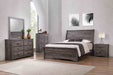 Coralee Gray Sleigh Bedroom Set - Gate Furniture