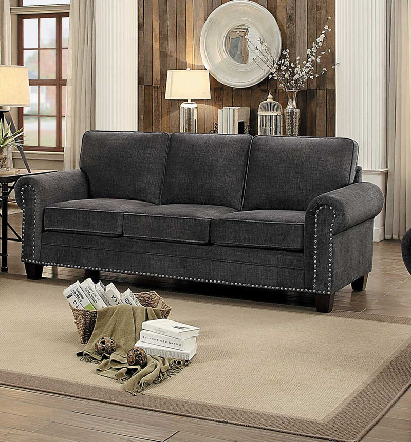 Cornelia Dark Gray Living Room Set - Gate FurnitureLiving Room Set
