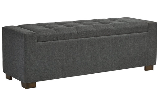 Cortwell Gray Storage Bench - Gate FurnitureAccent Bench