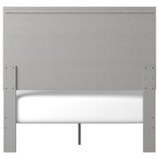 Cottenburg Light Gray - White Full Panel Bed - Gate FurnitureFull Bed