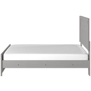 Cottenburg Light Gray - White King Panel Bed - Gate FurnitureKing Bed