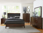 Cotterill Cherry Upholstered Panel Bedroom Set - Gate FurnitureBedroom Set