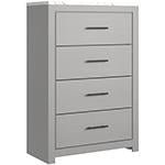 Cottonburg Light Gray/White Chest of Drawers - Gate FurnitureChest