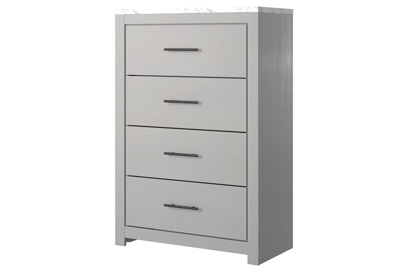Cottonburg Light Gray/White Chest of Drawers - Gate FurnitureChest